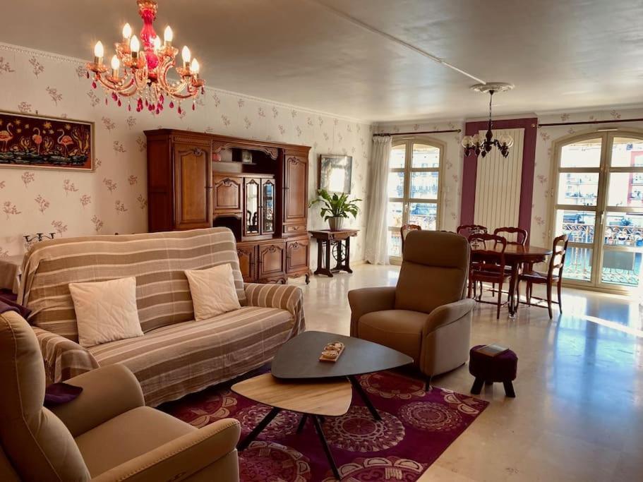 "Georgio" Grand Appartement Traversant Avec Vue Canal Et Parking セット エクステリア 写真